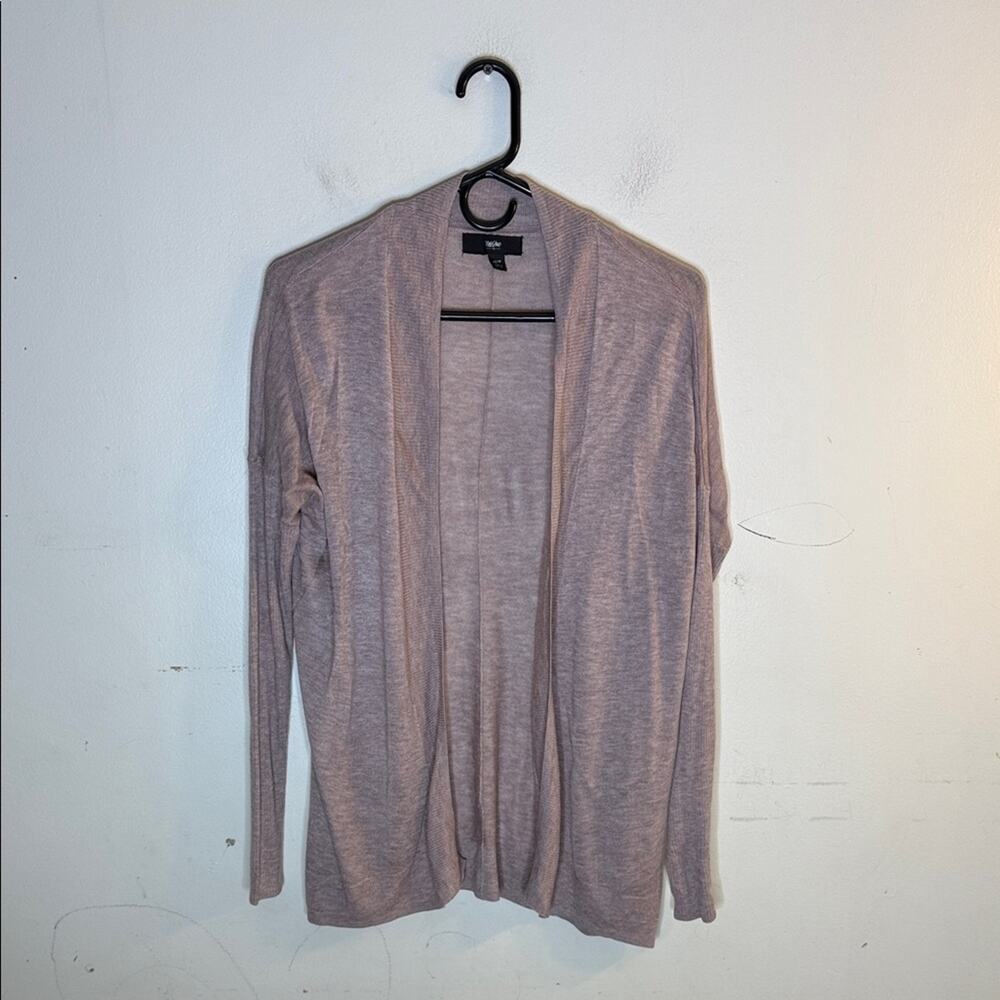 Mossimo Pink / Mauve Open Front Vented Hem Cardigan Size XS